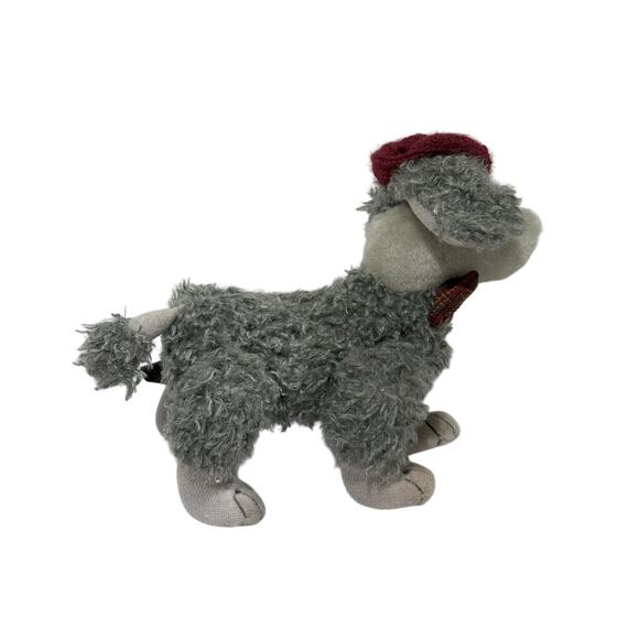 VTG NWT TY Beanie "Cheri Gray Poodle" Plush Dog with Ear Tag Circa 1993 - Picture 3 of 3